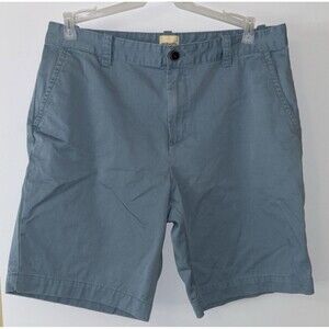 Men's G.H. Bass & Co. Blue Chino Shorts Size 34 Pockets Preowned